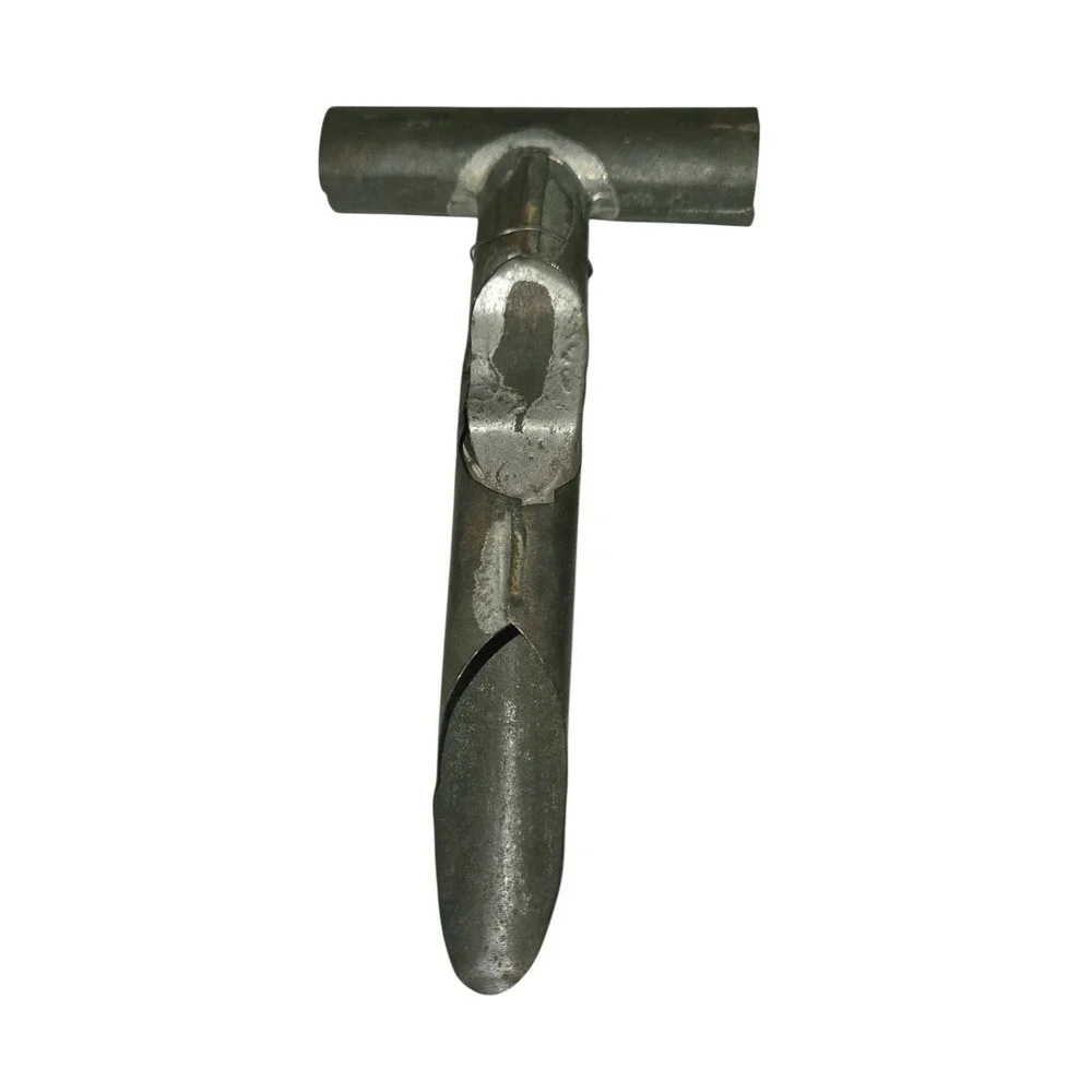 Vintage Metal T-Handle Cheese Trier Sampler Probe Core Tool Primitive Farmhouse